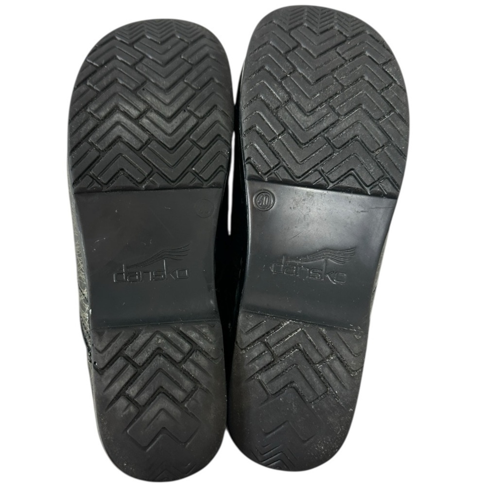 Dansko Professional Multi Scribble Patent Leather clogs size 40 - Picture 7 of 7
